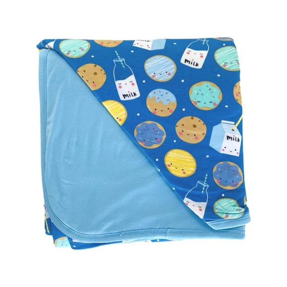 Little Sleepies Other - Little Sleepies Milk and Cookies Bamboo Blanket- LIKE NEW